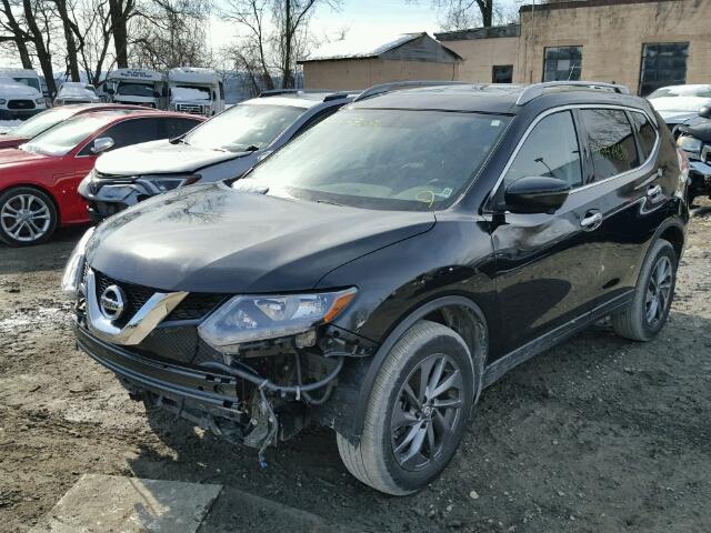 5N1AT2MV2GC765793 - 2016 NISSAN ROGUE S BLACK photo 2