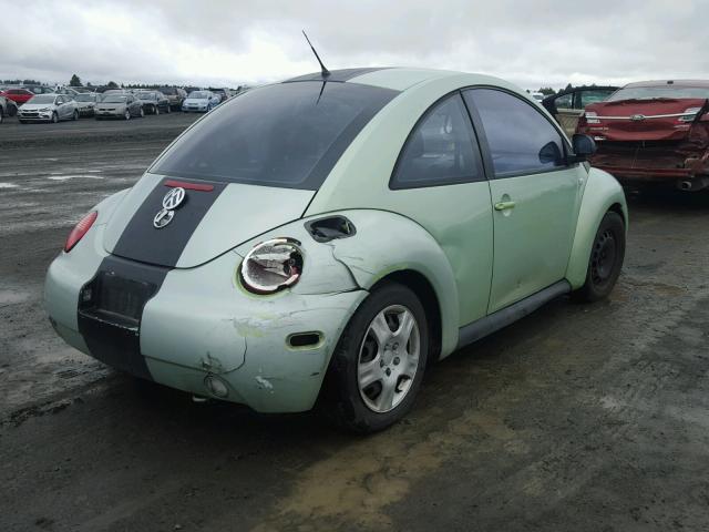 3VWBA21C1XM451744 - 1999 VOLKSWAGEN NEW BEETLE 绿色 照片 4