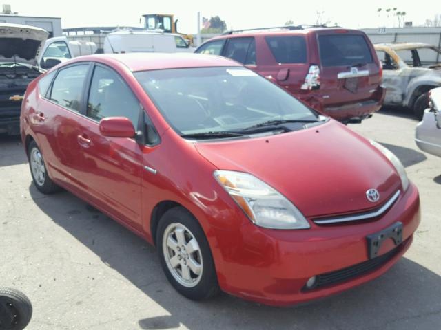 JTDKB20U377656552 - 2007 TOYOTA PRIUS RED photo 1