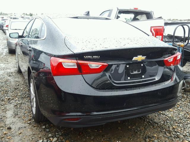 1G1ZD5STXJF153444 - 2018 CHEVROLET MALIBU LT BLACK photo 3