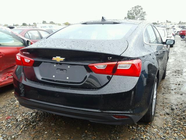 1G1ZD5STXJF153444 - 2018 CHEVROLET MALIBU LT BLACK photo 4