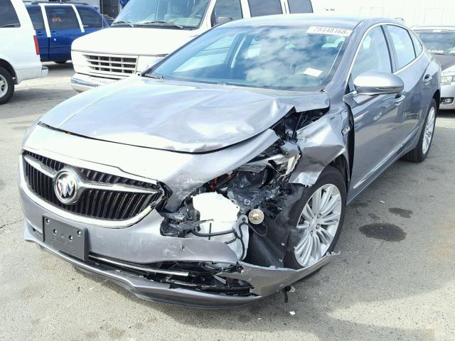 1G4ZP5SZ7JU122274 - 2018 BUICK LACROSSE E CHARCOAL photo 2