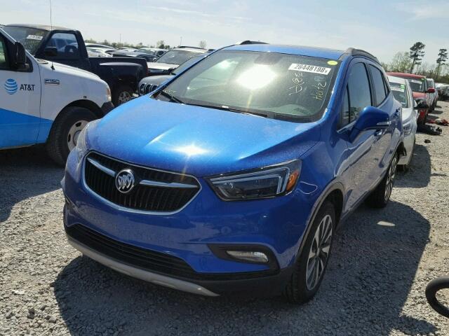 KL4CJCSBXJB525027 - 2018 BUICK ENCORE ESS BLUE photo 2