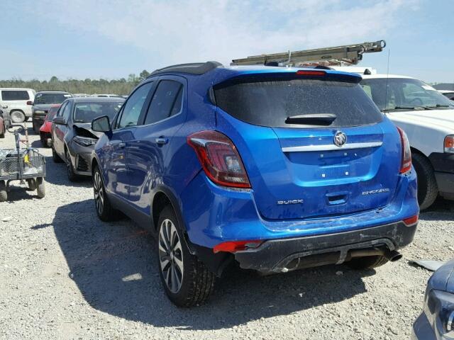 KL4CJCSBXJB525027 - 2018 BUICK ENCORE ESS BLUE photo 3