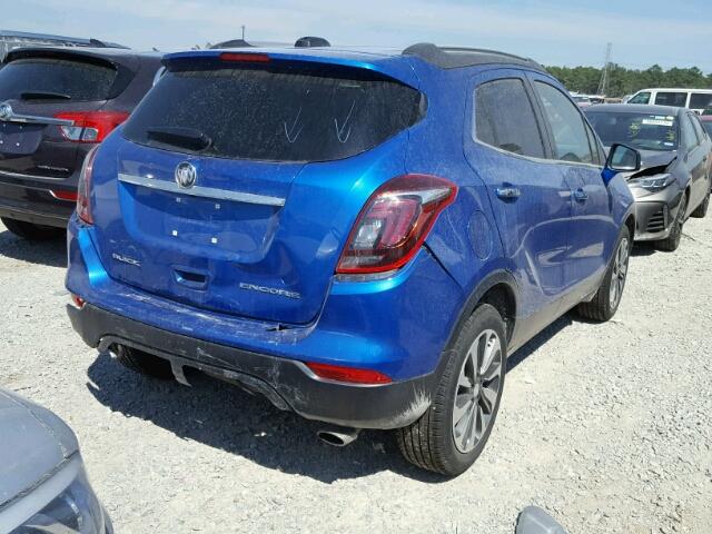 KL4CJCSBXJB525027 - 2018 BUICK ENCORE ESS BLUE photo 4