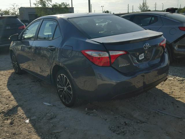 2T1BURHE0GC612068 - 2016 TOYOTA COROLLA L GRAY photo 3