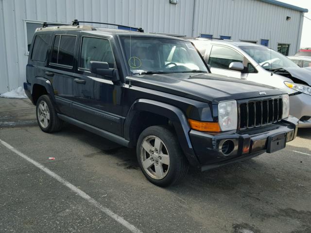 1J8HG48KX6C244363 - 2006 JEEP COMMANDER BLACK photo 1