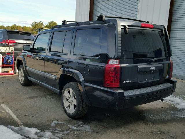 1J8HG48KX6C244363 - 2006 JEEP COMMANDER BLACK photo 3