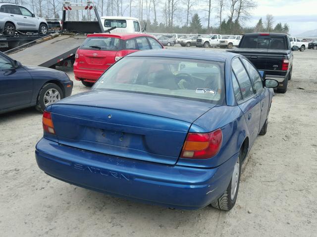 1G8ZH5286YZ261523 - 2000 SATURN SL1 BLUE photo 4