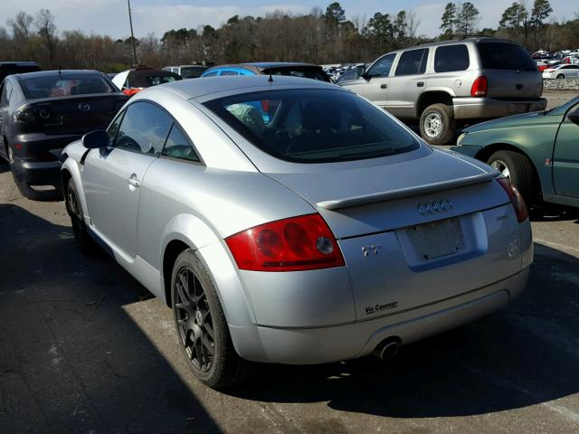 TRUWX28N411015961 - 2001 AUDI TT QUATTRO SILVER photo 3