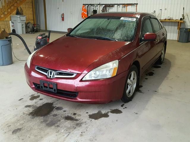 1HGCM56804A015319 - 2004 HONDA ACCORD EX MAROON photo 2