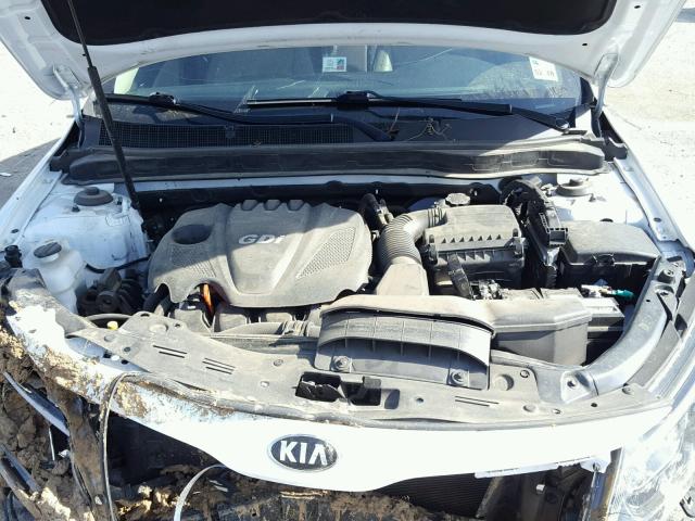 5XXGN4A73FG412990 - 2015 KIA OPTIMA EX WHITE photo 7