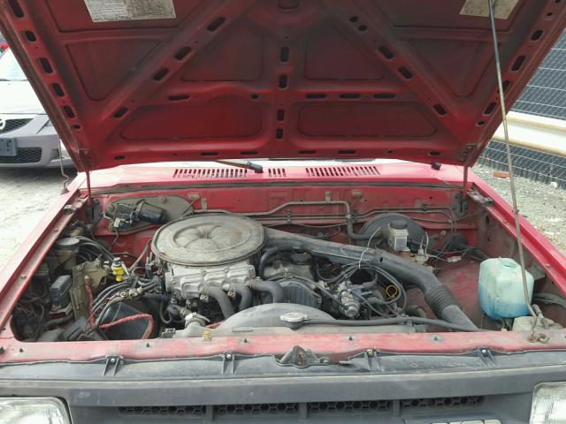 JM2UF1136P0388839 - 1993 MAZDA B2200 SHOR RED photo 7