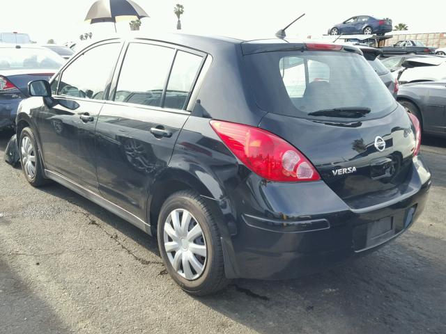 3N1BC1CP0AL376543 - 2010 NISSAN VERSA S BLACK photo 3