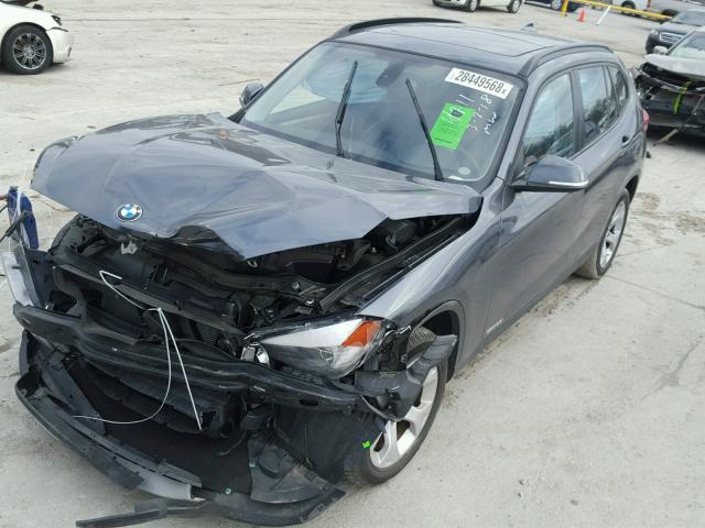 WBAVM1C54EVW54711 - 2014 BMW X1 SDRIVE2 GRAY photo 2