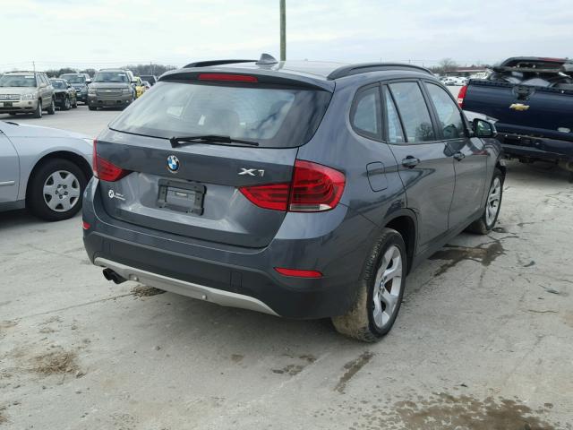 WBAVM1C54EVW54711 - 2014 BMW X1 SDRIVE2 GRAY photo 4