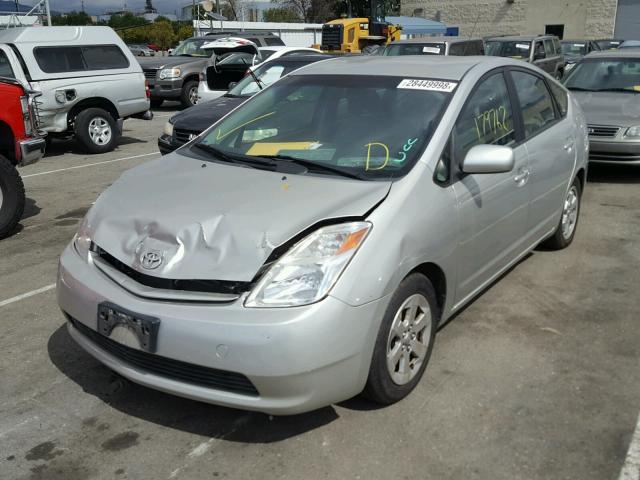 JTDKB20U357055154 - 2005 TOYOTA PRIUS SILVER photo 2