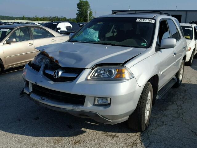 2HNYD186X4H560710 - 2004 ACURA MDX TOURIN SILVER photo 2