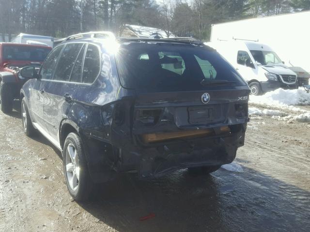 5UXFF03539LJ97000 - 2009 BMW X5 XDRIVE3 BLUE photo 3