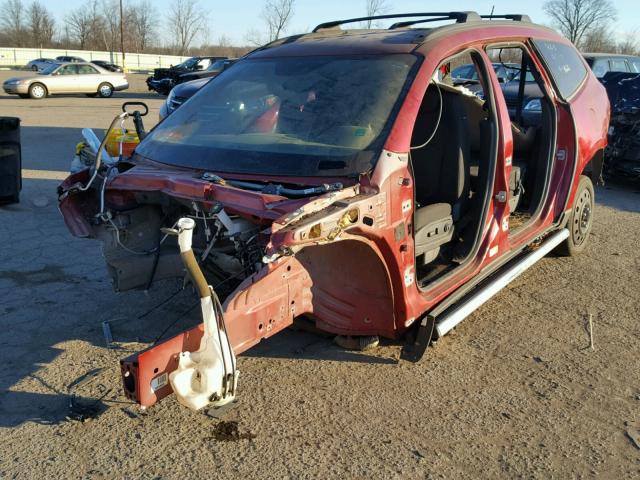 1GNKRGED6CJ309626 - 2012 CHEVROLET TRAVERSE L RED photo 2