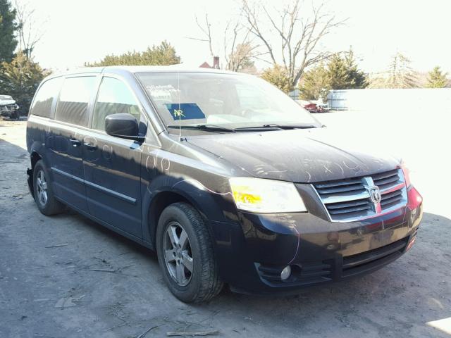 2D8HN54P48R837331 - 2008 DODGE GRAND CARA BLACK photo 1