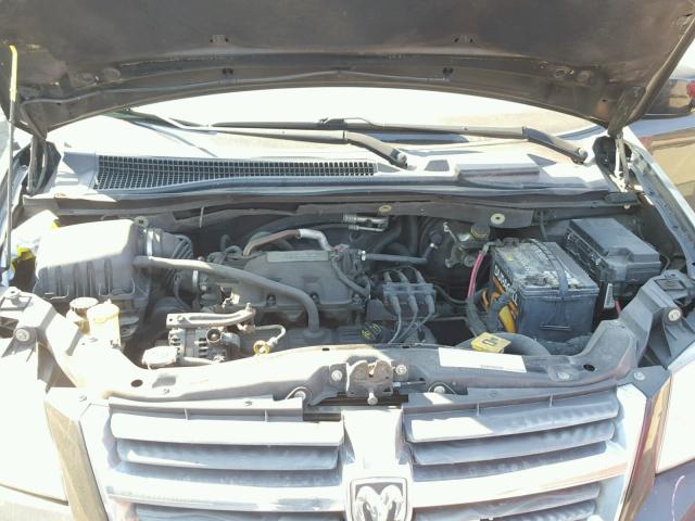 2D8HN54P48R837331 - 2008 DODGE GRAND CARA BLACK photo 7