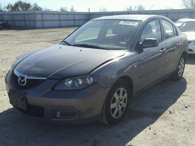 JM1BK12F381169560 - 2008 MAZDA 3 I GRAY photo 2