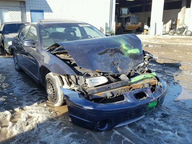 1G2WP52K0YF293316 - 2000 PONTIAC GRAND PRIX BLUE photo 1