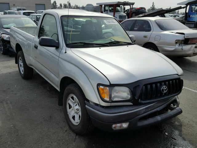 5TENL42N14Z335481 - 2004 TOYOTA TACOMA SILVER photo 1