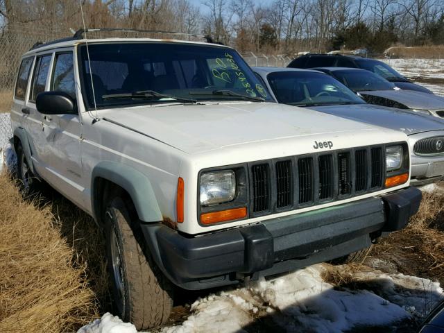 1J4FJ28S2VL602519 - 1997 JEEP CHEROKEE S WHITE photo 1