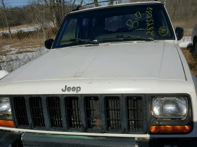 1J4FJ28S2VL602519 - 1997 JEEP CHEROKEE S WHITE photo 7