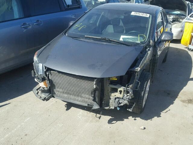 2HGFB2F97CH515794 - 2012 HONDA CIVIC EXL GRAY photo 2