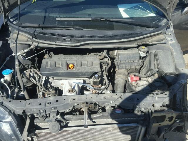 2HGFB2F97CH515794 - 2012 HONDA CIVIC EXL GRAY photo 7