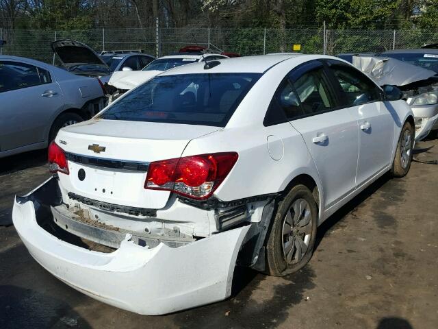 1G1PC5SHXG7141805 - 2016 CHEVROLET CRUZE LIMI WHITE photo 4