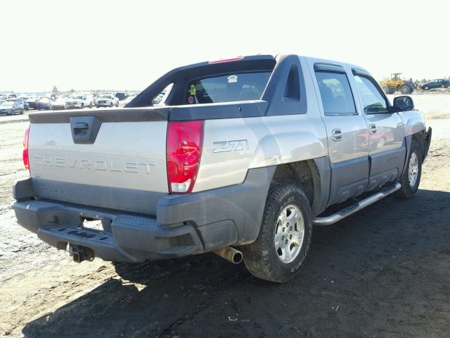 3GNEK12T44G174210 - 2004 CHEVROLET AVALANCHE BEIGE photo 4