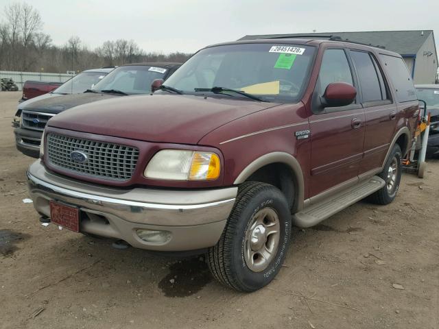 1FMPU18L5YLB64924 - 2000 FORD EXPEDITION MAROON photo 2