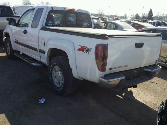 1GCDT196458219266 - 2005 CHEVROLET COLORADO WHITE photo 3