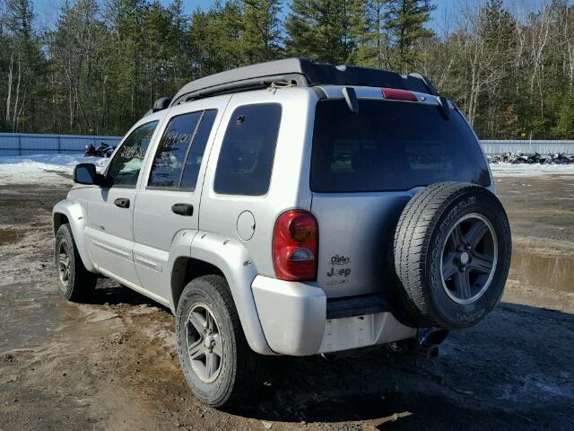 1J4GL38KX3W609993 - 2003 JEEP LIBERTY RE SILVER photo 3