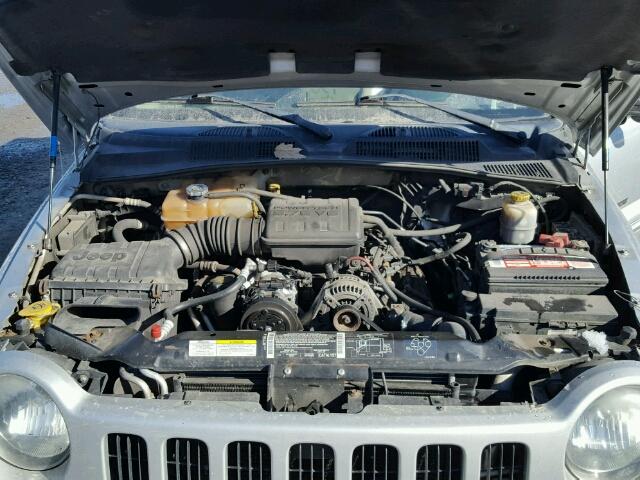 1J4GL38KX3W609993 - 2003 JEEP LIBERTY RE SILVER photo 7