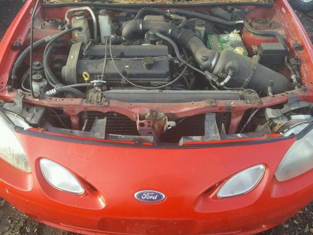 3FAKP1135XR199520 - 1999 FORD ESCORT ZX2 RED photo 7