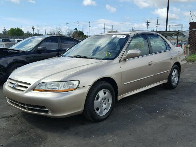 1HGCG16591A078064 - 2001 HONDA ACCORD EX GOLD photo 2