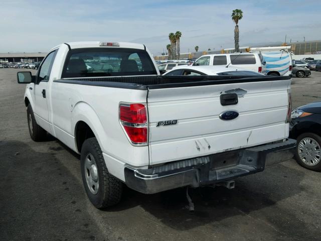 1FTRF12W99KC32563 - 2009 FORD F150 WHITE photo 3