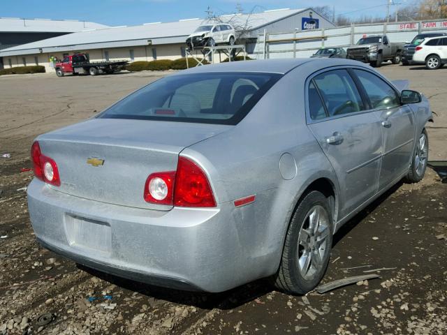 1G1ZA5EU4CF394626 - 2012 CHEVROLET MALIBU LS ვერცხლისფერი ფოტო 4
