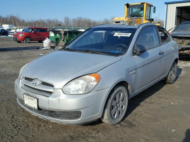 KMHCM36C58U065124 - 2008 HYUNDAI ACCENT GS SILVER photo 2