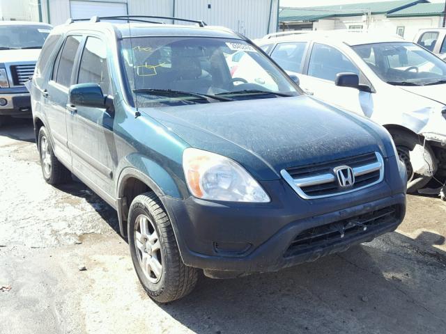 JHLRD78872C075832 - 2002 HONDA CR-V EX GREEN photo 1