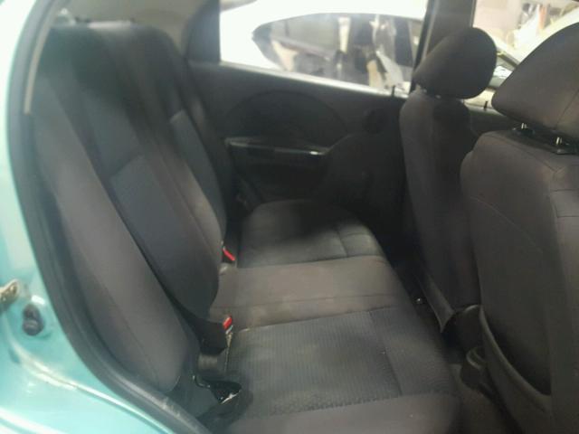 KL1TD56656B557467 - 2006 CHEVROLET AVEO BASE Yeşil fotoğraf 6