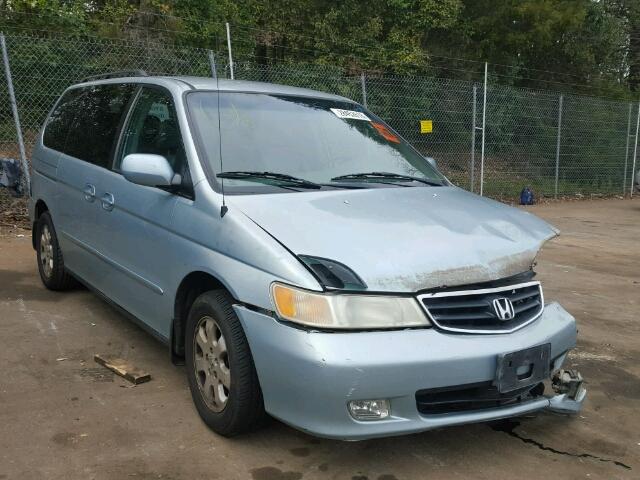 2HKRL18942H583072 - 2002 HONDA ODYSSEY EX BLUE photo 1