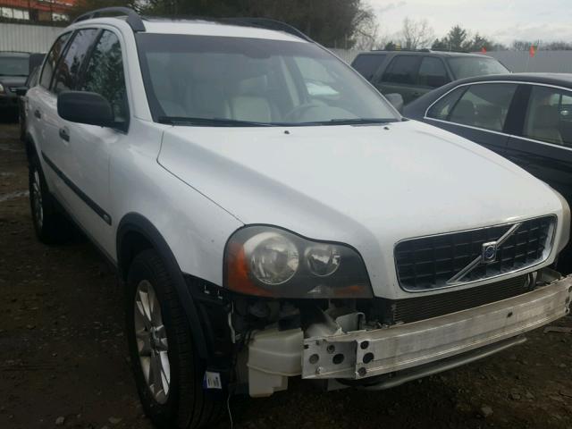 YV1CZ911051169073 - 2005 VOLVO XC90 T6 WHITE photo 1