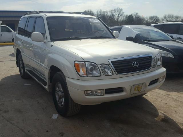 JTJHT00W623517235 - 2002 LEXUS LX 470 WHITE photo 1