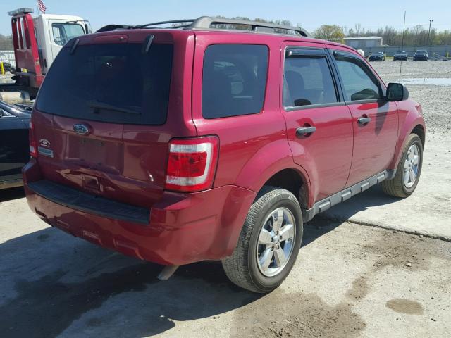 1FMCU0D73BKA65937 - 2011 FORD ESCAPE XLT RED photo 4